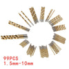 99pc Cobalt Drill Bits Set for Stainless Steel Metal HSS-Co Cobalt Bit Titanium