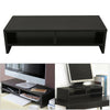 Black Computer Desktop Monitor Stand Laptop TV Display Screen Riser Shelf