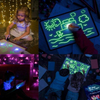 Draw With Light Drawing Board Fun Developing Toy Kids Educational Magic Painting