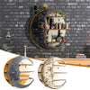 Moon Shelf For Crystal Display Wall Mounted Moon Wooden Shelves For Wall Déco