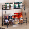 2Tier Kitchen Spice Rack Shelves Organiser Storage Display Unit Bedroom Bathroom
