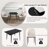Dining Table Set Scratch-proof Slate Table and Set of 4 / 6 Chairs Kitchen Room