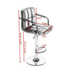 2x Bar Stools Hub Pub Kitchen Breakfast Swivel Gas Lift Chair Stool with Armrest