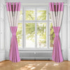 Modern Gingham Kids Bedroom Curtains Thermal Blackout Striped Curtain Eyelet UK