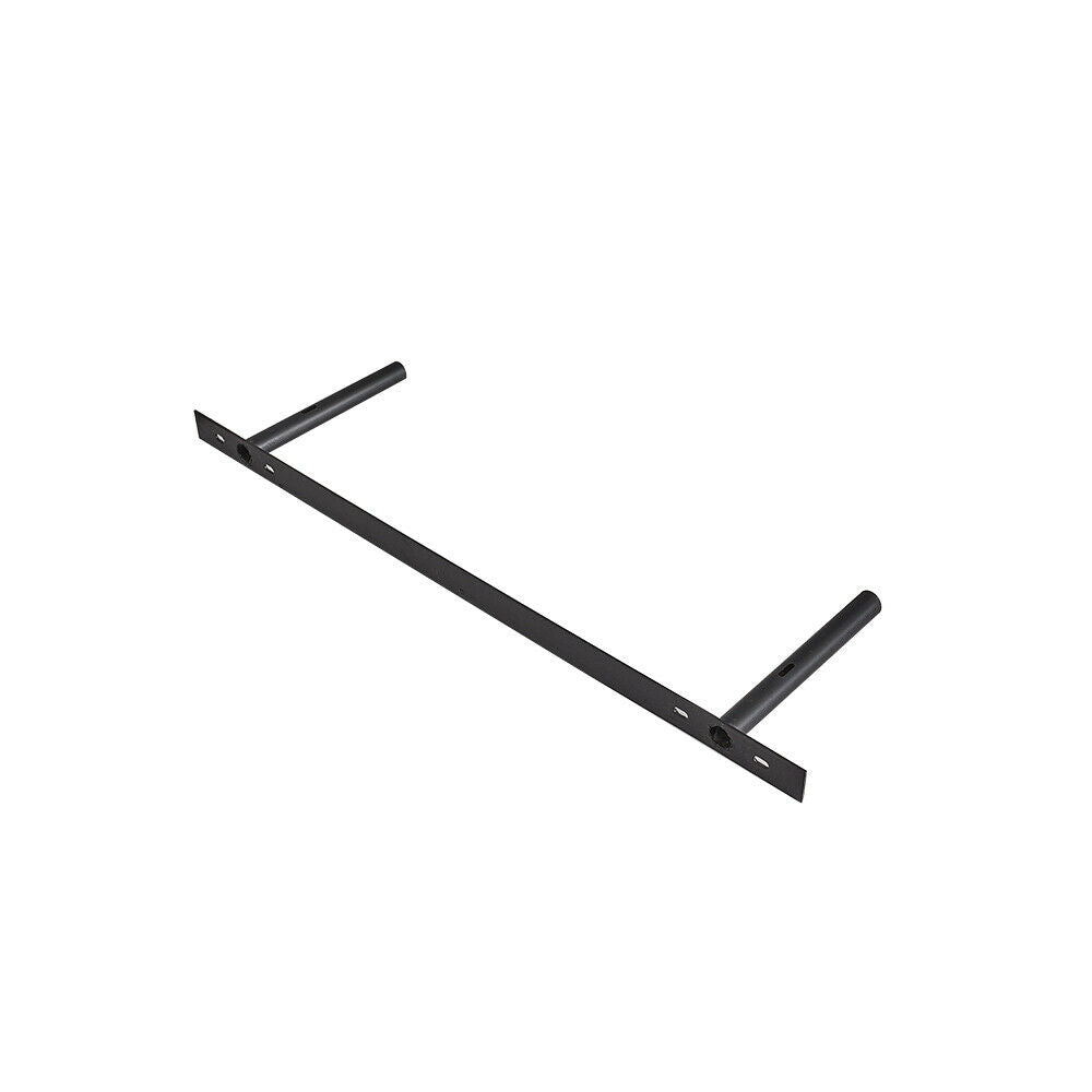 Black 3 x Floating Wall Shelf Wooden Shelves Wall Storage 80cm -
