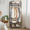Heavy Duty Clothes Rail Bathroom Display Stand Adjustable Hanging Garment Shelf