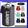 Collapsible Fabric Laundry Hamper, Foldable Clothes Bag, Washing Bin Basket
