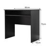 Home Office Desk Table Workstation Sliding Keyboard Shelf Black White Grey Oak