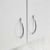 BATHROOM 2 DOOR CUPBOARD HANGING WALL SHELF CABINET STORAGE UNIT