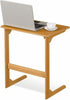 Overbed Table Side Sofa Table Small Laptop PC Computer Desk Bamboo Portable