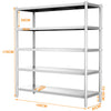 Stainless Steel Kitchen Shelf 4-5 Tier Commercial Shelving Unit Storage Rack
