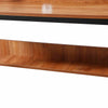 Ladder Office Computer Desk with Shelves Small Workstation PC Writing Table Wood