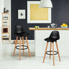 2x Breakfast Bar Stool High Chair PU Leather Kitchen Chrome w/Footrest Home Shop