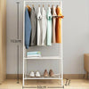 Clothes Rail Rack Garment Dress Hanging Display Stand Shoe Storage Shelf