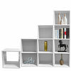 New Cube 2 3 4 Tier Wooden Bookcase Bookshelf Storage Shelf Unit Display Stand