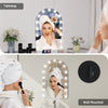 Arch Shaped Hollywood Mirror 15/17 LED Bulbs Large Vanity Makeup Mirror Light Up