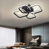 Aluminum LED Ceiling Lamp Ring Light Chandelier Lights Fixture Living Bedroom