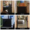 Retractable Pet Dog Gate Safety Guard Folding Baby Toddler Stair Gates Isolation