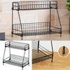 2Tier Kitchen Spice Rack Shelves Organiser Storage Display Unit Bedroom Bathroom