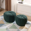 Nordic Pumpkin/Peach Shape Pouffe Stool Sofa Footrest Hallway Seat Ottoman Chair