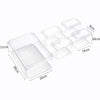 5PCS/PACK Fridge Storage Box with Lid Handle Clear Food Container Plastic Boxes