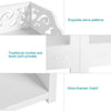 Cabinet White 3/4/5 Tiers Shoe Rack Storage Shelf Display Stand Organiser Unit