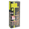 3 Shelf Bamboo Wood Kitchen Spice Rack Metal Storage Unit for Fruit Vegetables