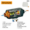 12V 8KW Air Diesel Night Heater Remote LCD Monitor For Car Truck Motor Boat Home