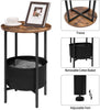 Round Side Table Sofa End Coffee Table Bedside Table 40 x 40 x 60.5 cm