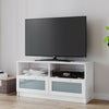 Modern 106cm TV Unit Cabinet Stand MDF Media Lowboard Sideboard Home Furniture