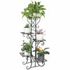 Metal Plant Stand Multilayer Flower Herbs Holder Flower Rack for Home Decoration
