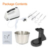 7 Speed Electric Food Stand Hand Mixer Bowl Cake Dough Hook Whisk Beater UK
