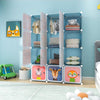 Portable Kids Wardrobe 12-Cube Baby Closet Dresser Children's Storage Organizer
