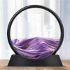 3D Moving Sand Frame Art Picture Glass Sandscape in Motion Display Flowing Gift
