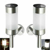 Stainless Steel Solar LED Wall Lights Fence Door Security Lamp Outdoor Garden