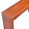 Wood Dining Table and 2 Bench Set Breakfast Nook Kitchen Furniture Cherry Wood