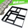 10 Grids Path Maker Pavement Model Concrete Stepping Stone Cement Mould Brick UK