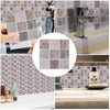 18X Kitchen Tile Stickers Bathroom Mosaic Sticker Self-adhesive Wall Home Decor
