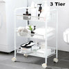 Salon Hairdresser Barber Hair Storage Trolley Beauty Drawer Spa Cart Steel Racks
