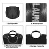 Large Folding Laundry Basket Bag Washing Fabric Collapsible Cloth Storage Hamper