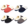 LADIES WOMENS WARM FAUX FUR LINED COMFY HARD SOLE OUTDOOR SLIPPERS SHOES SIZE