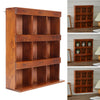 Retro Wall/Desktop Wooden Drawers Storage Cabinet Organiser Cosmetic Jewelry Box