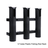 3Tube Fishing Rod Holder Pole Rest Rack Bracket Mount For Marine Boat Fishing UK