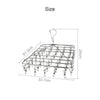 Folding Sock Dryer with 52 Peg, Stainless Steel Swivel Drying Rack Windproof