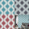 Wave Luna Textured Wallpaper Glitter Geo Geometric Ogee Paste The Wall