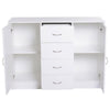 Cabinet Cupboard Unit Chest Organizer White