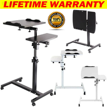 Portable Laptop Table Folding Desk Stand Bed Tray Sofa Computer Study Adjustable