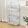3/5 Tiers Metal Flower Pot Plant Stand Bookshelf Display Storage Corner Shelves