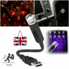 USB LED Car Roof Atmosphere Star Lamp Ambient Night Lights Interior Projector UK