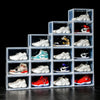 BiGDUG Shoe Boxes Clear Plastic Storage Containers 22h x 36w x 29d cm Heavy Duty